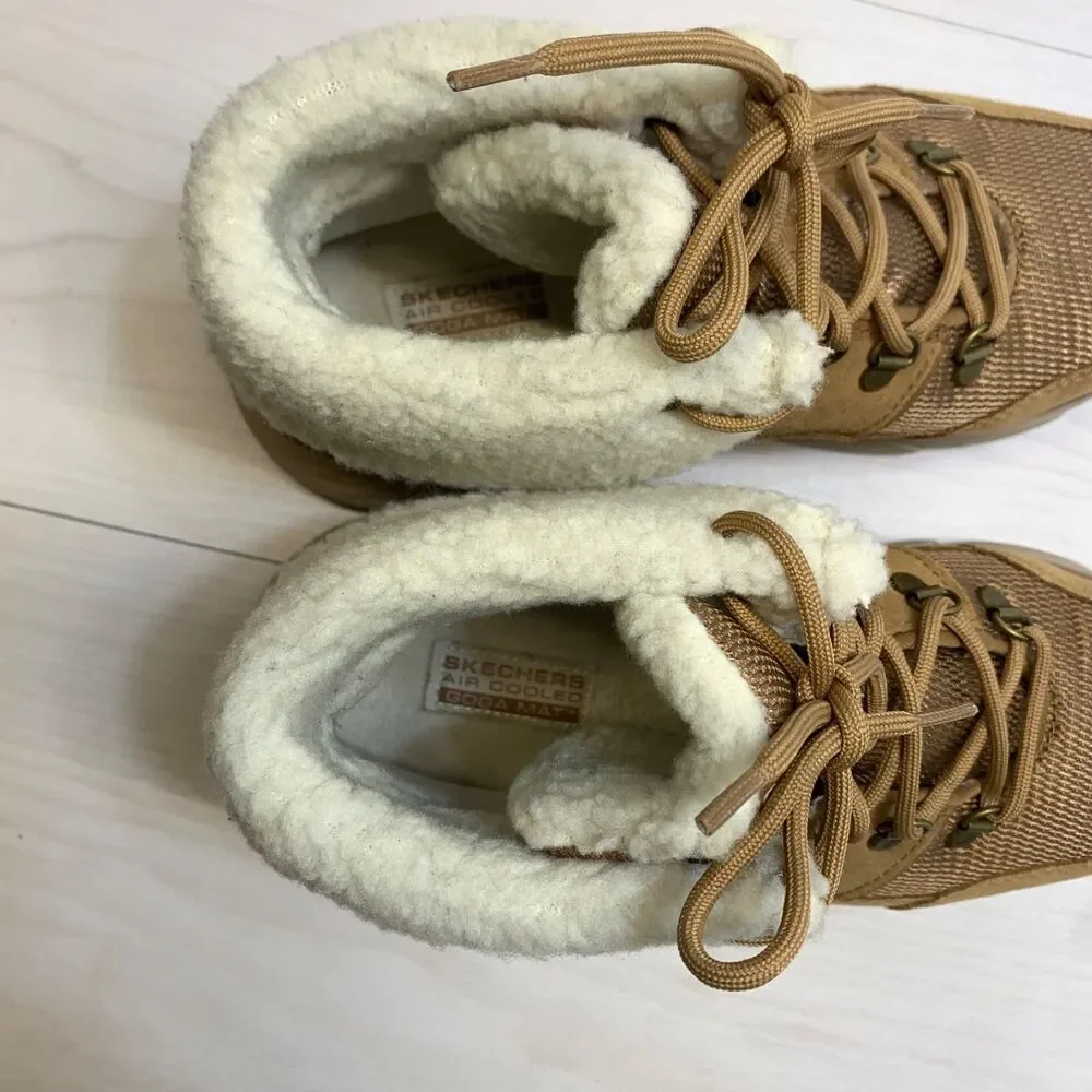 SKECHERS‎ Max Cushioning Pinnacle Boots Chestnut Tan Brown Size 9 Women's